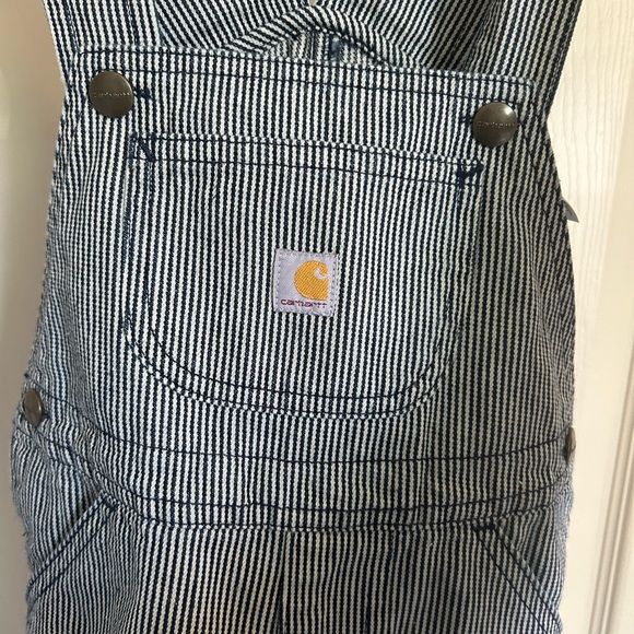 4T carhartt overall shortalls shorts - Picture 3 of 5